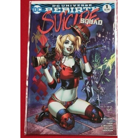 DC Rebirth Suicide Squad #1  Exclusive EBAS‎ Color Variant NM - Picture 1 of 3